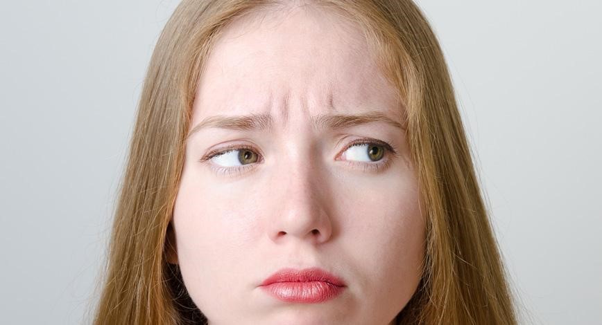 frown lines