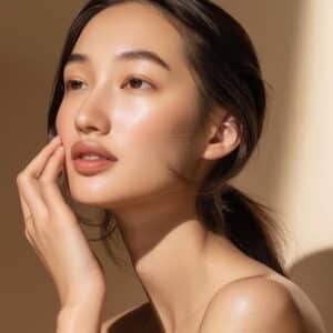 close up of face of Women