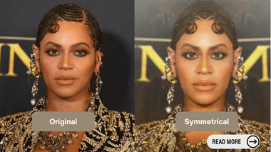 Beyonce Facial Asymmetry
