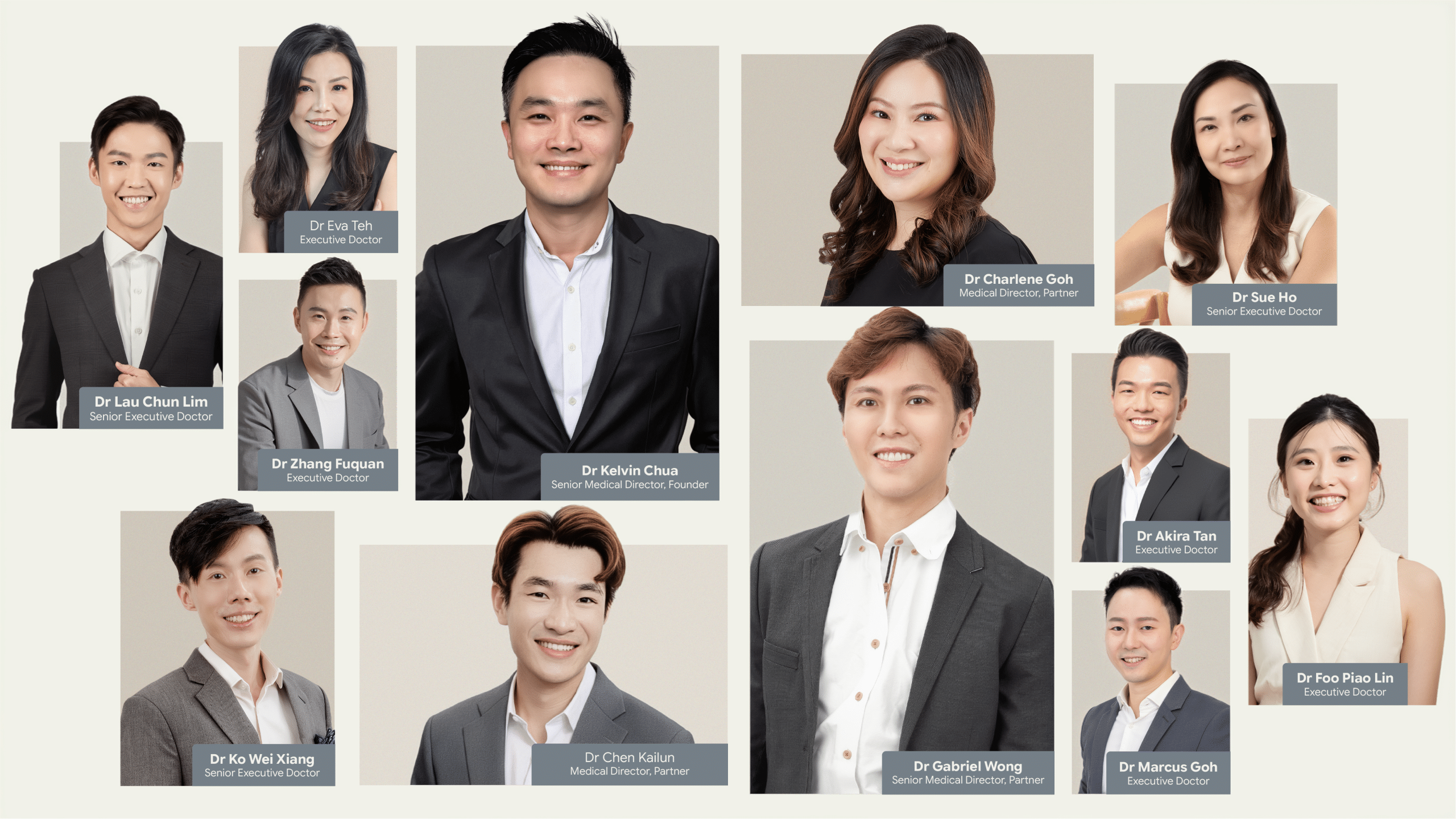SL Aesthetic Clinic Doctors - Dr Kelvin Chua, Dr Gabriel Wong, Dr Chen Kailun